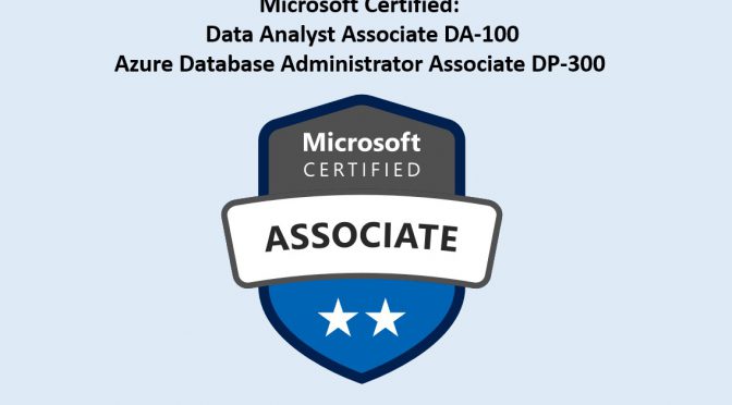 New Azure Database and DataAnalyst Exams Available DA-100 & DP-300
