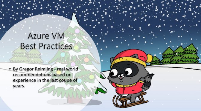 Azure VM Best Practices