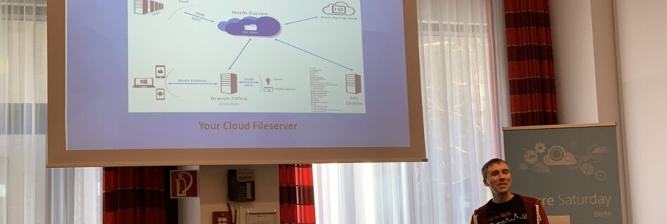 Azure File Sync session on Azure saturday