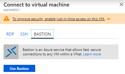 Azure Bastion - Enable Service