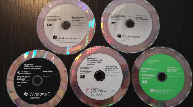 Windows Server 2008 DVDs