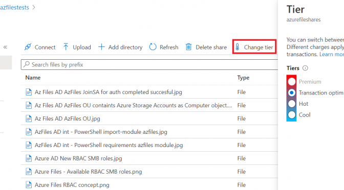 Azure Files Improvements –  new Tiers and Soft Delete
